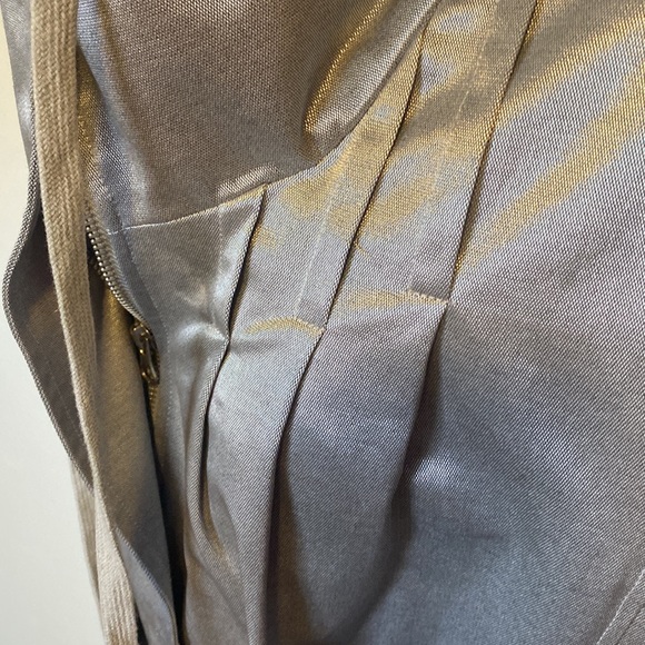 PRE-OWNED WOMEN’S VINTAGE RETRO CACHE METALLIC BELTED TRENCH JACKET - Picture 12 of 16